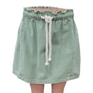 J. Crew Women's Skirt Green Size Small Rope Tie Waist Pull On‎ 2021